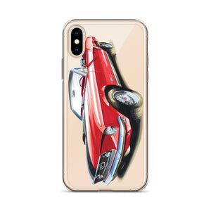 Classic Mustang - Red | iPhone Case - Original Artwork by Our Designers - MAROON VAULT STUDIO