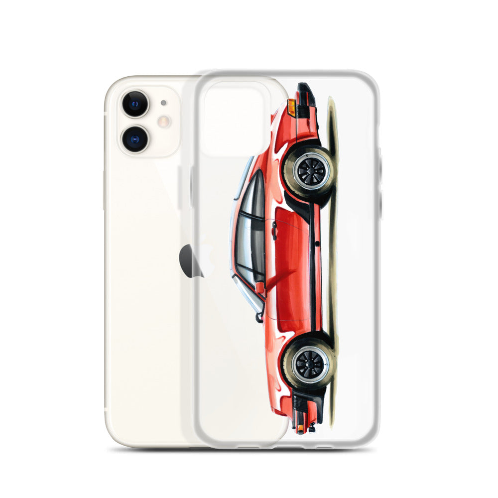 Classic 911 - Red | iPhone Case - Original Artwork by Our Designers - MAROON VAULT STUDIO