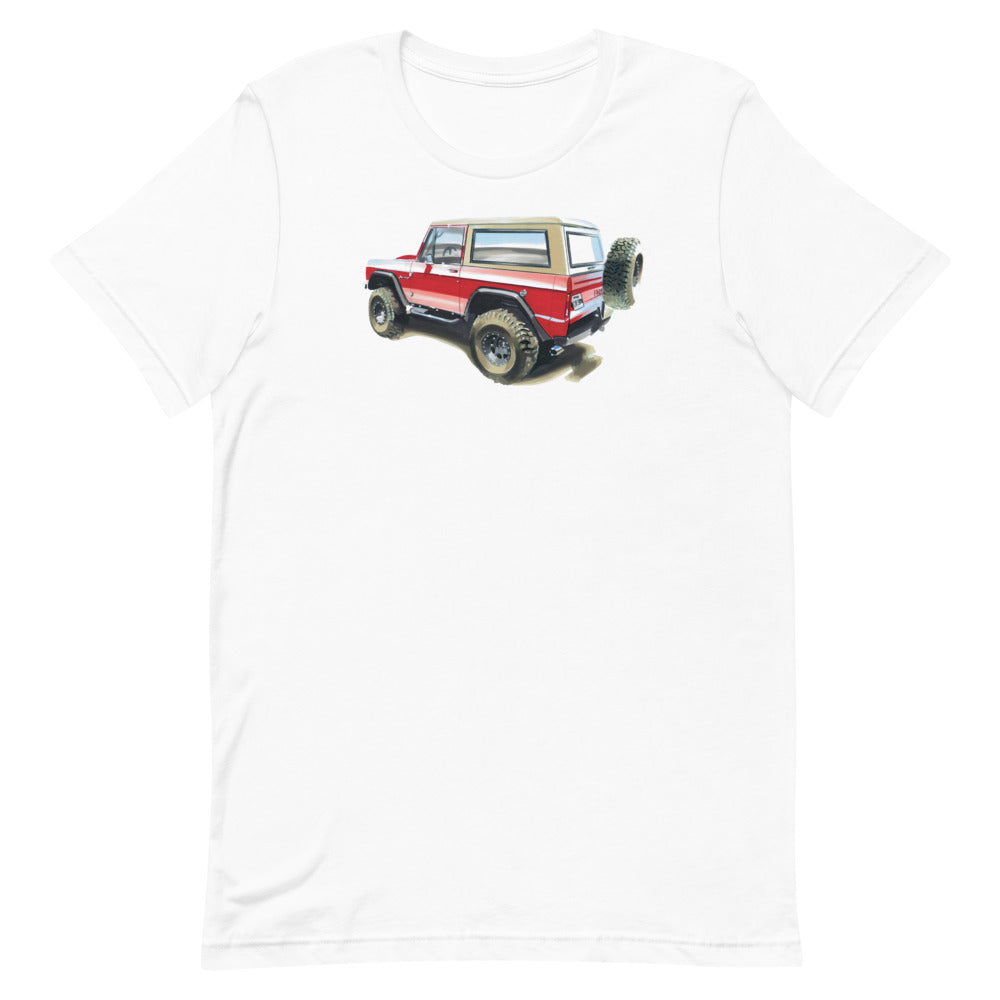 Bronco | Short-Sleeve Unisex T-Shirt - Original Artwork by Our Designers - MAROON VAULT STUDIO