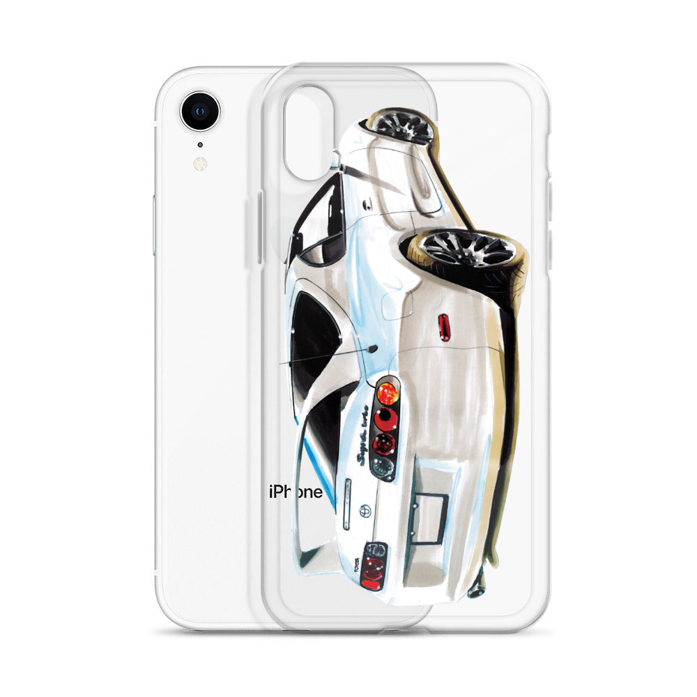 Supra MK4 - White | iPhone Case - Original Artwork by Our Designers - MAROON VAULT STUDIO