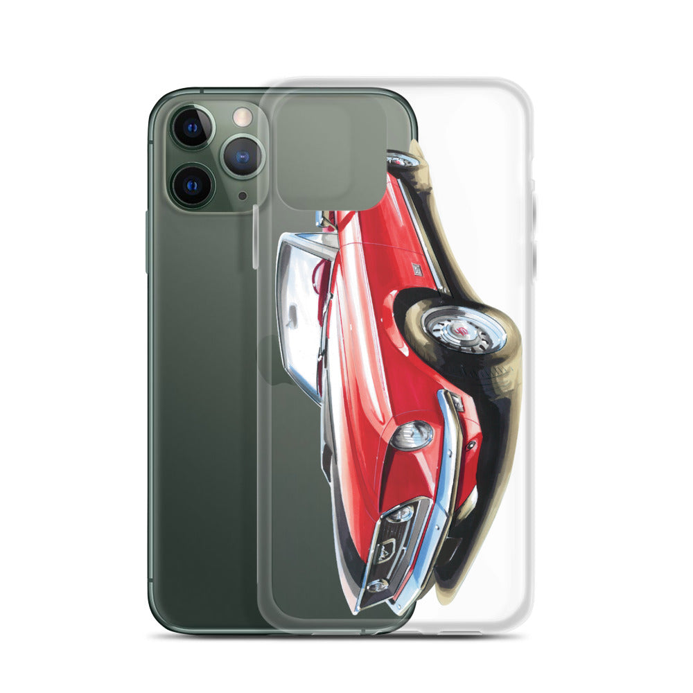 Classic Mustang - Red | iPhone Case - Original Artwork by Our Designers - MAROON VAULT STUDIO