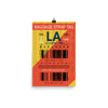 Los Angeles Luggage Tag | Poster - Photo Quality Paper - MAROON VAULT STUDIO