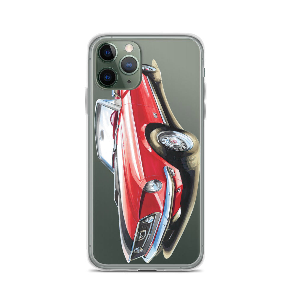 Classic Mustang - Red | iPhone Case - Original Artwork by Our Designers - MAROON VAULT STUDIO