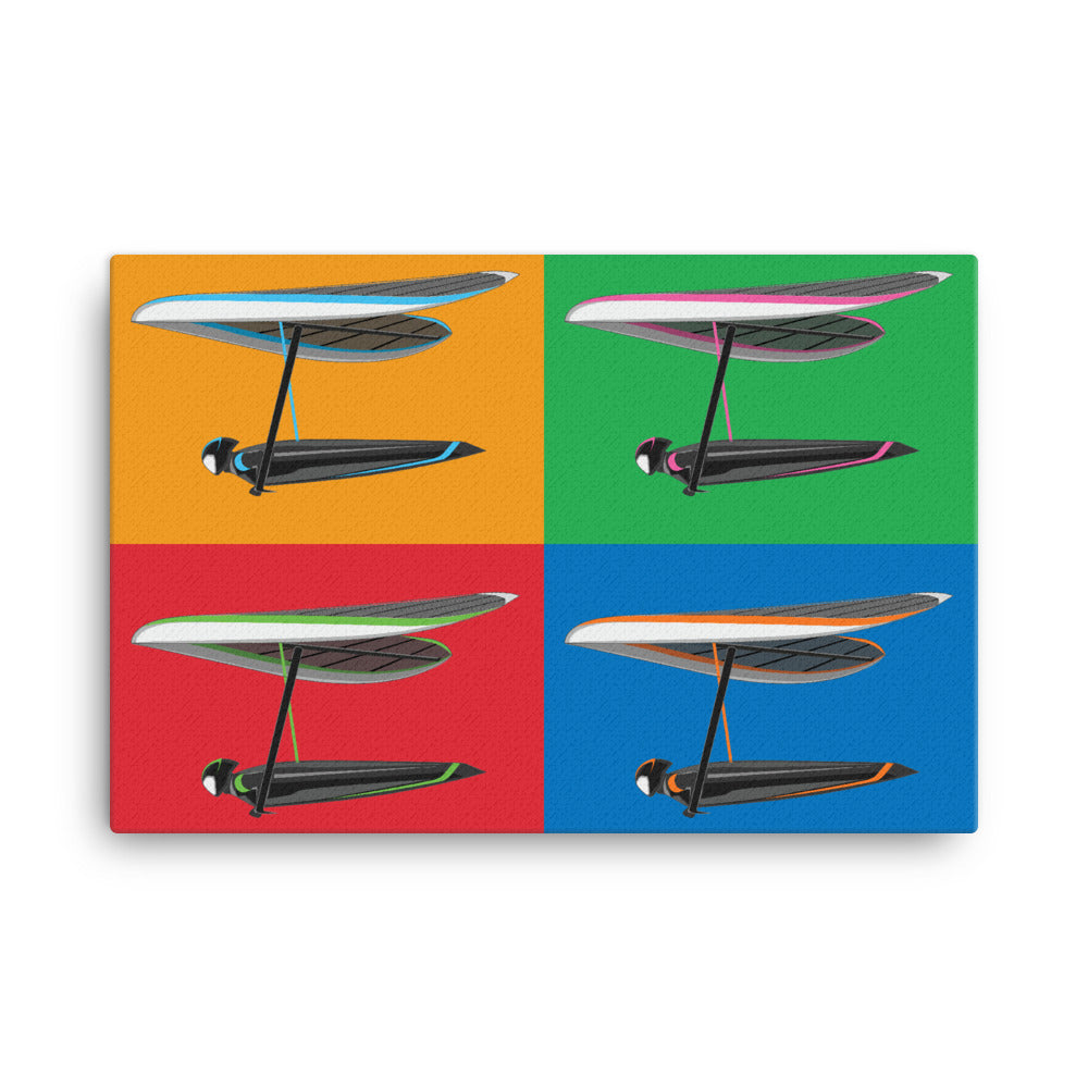 Saturated Four Pilots | Canvas Print - MAROON VAULT STUDIO