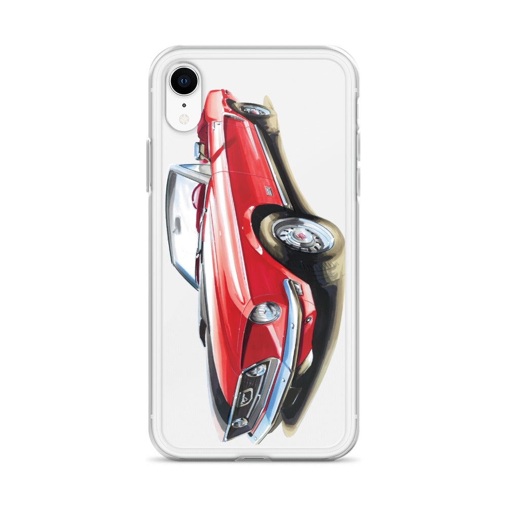 Classic Mustang - Red | iPhone Case - Original Artwork by Our Designers - MAROON VAULT STUDIO