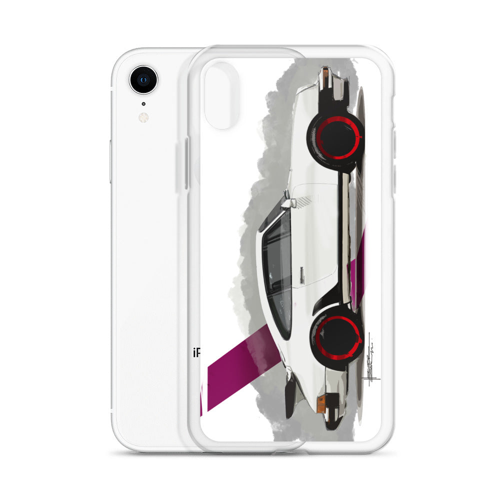 Classic 911 - White | iPhone Case - Original Artwork by Our Designers - MAROON VAULT STUDIO