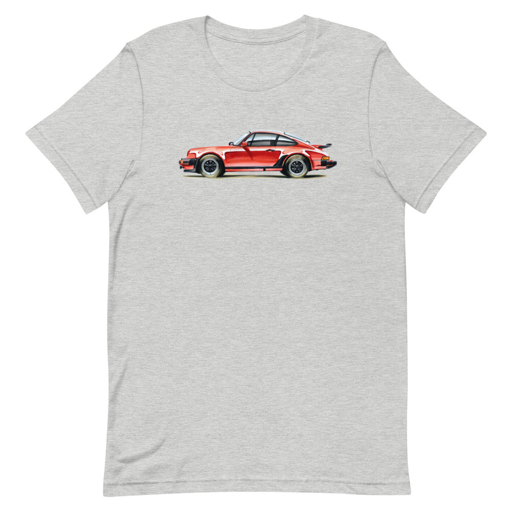 Classic 911 - Red | Short-Sleeve Unisex T-Shirt - Reproduction of Original Artwork by Our Designers - MAROON VAULT STUDIO