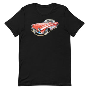 Classic Corvette | Short-Sleeve Unisex T-Shirt - Original Artwork by Our Designers - MAROON VAULT STUDIO