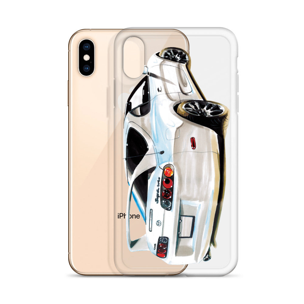 Supra MK4 - White | iPhone Case - Original Artwork by Our Designers - MAROON VAULT STUDIO