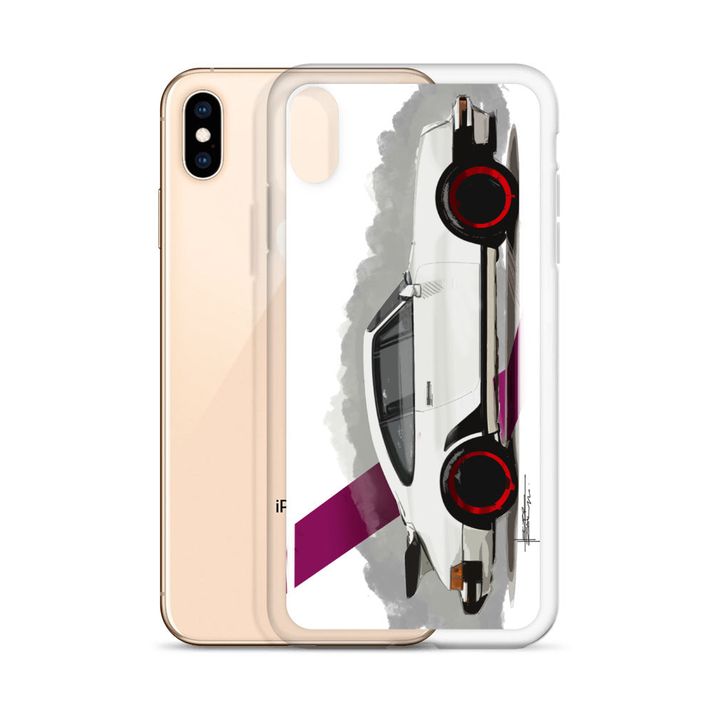 Classic 911 - White | iPhone Case - Original Artwork by Our Designers - MAROON VAULT STUDIO