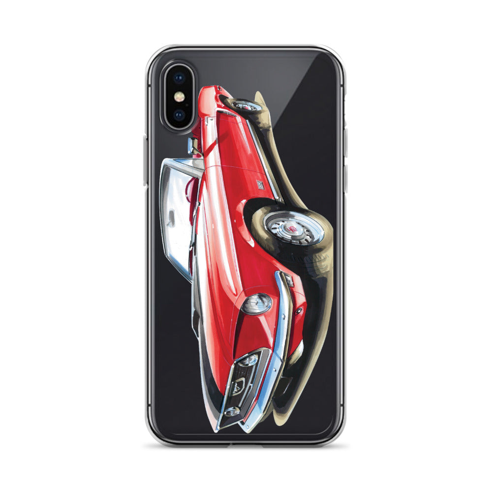 Classic Mustang - Red | iPhone Case - Original Artwork by Our Designers - MAROON VAULT STUDIO