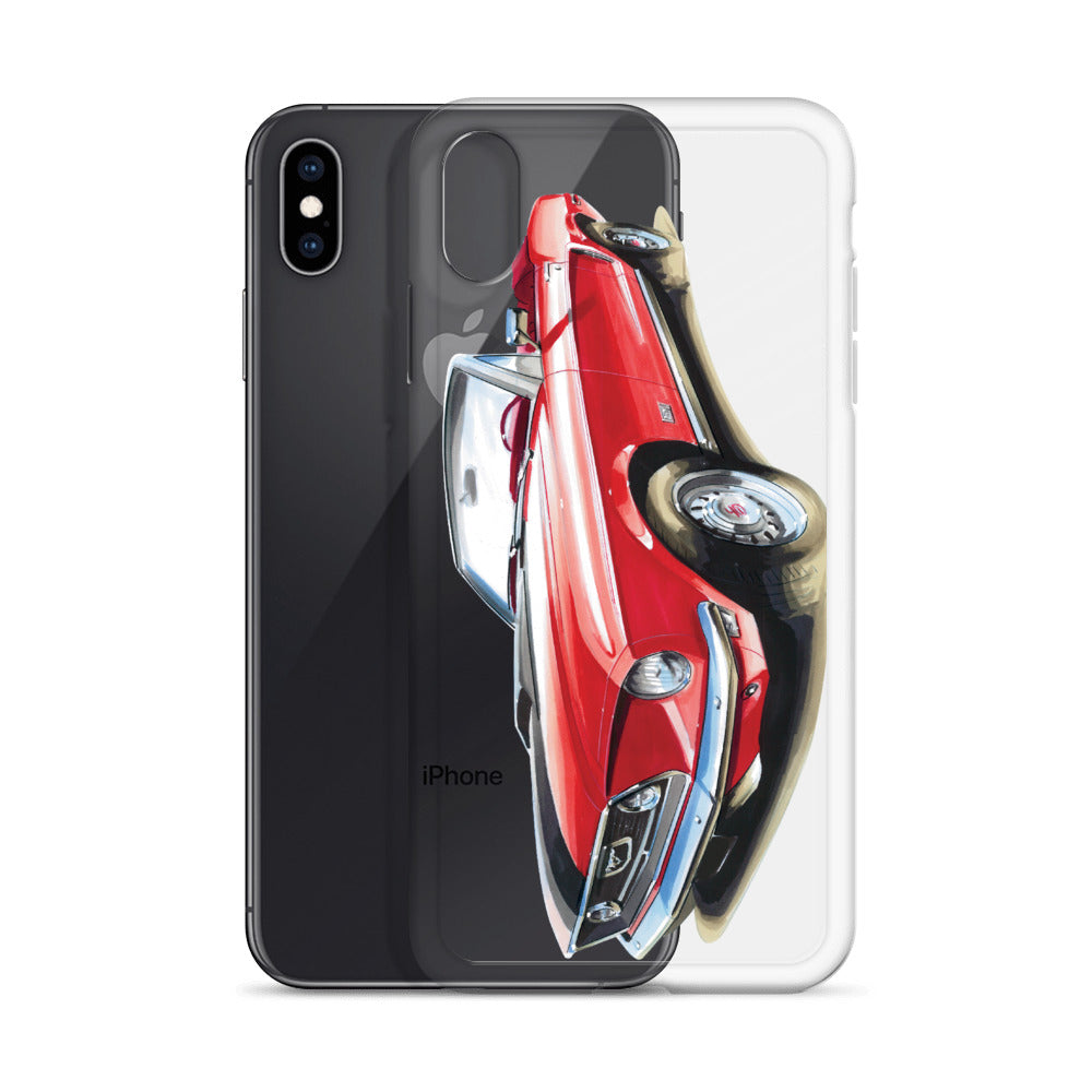 Classic Mustang - Red | iPhone Case - Original Artwork by Our Designers - MAROON VAULT STUDIO