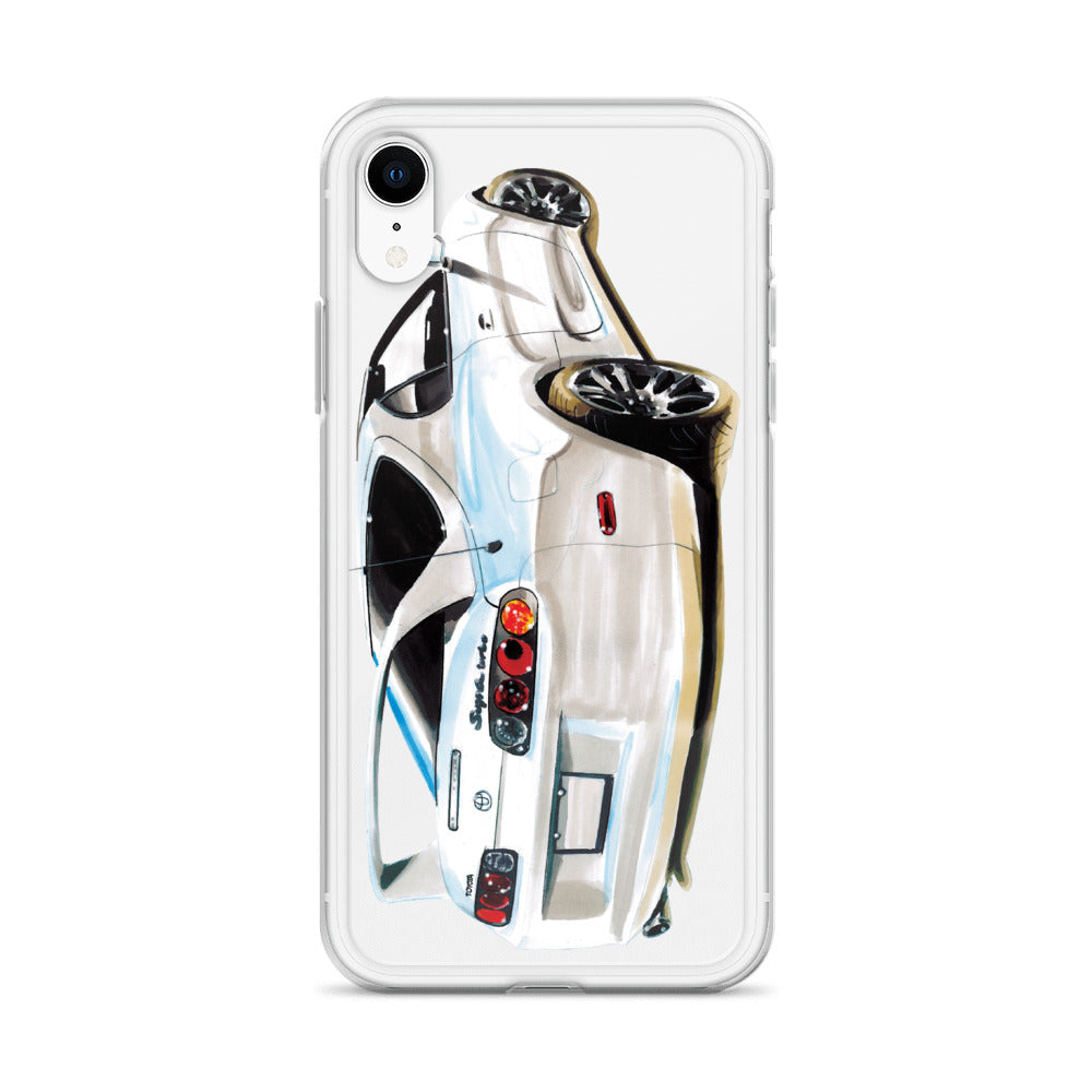 Supra MK4 - White | iPhone Case - Original Artwork by Our Designers - MAROON VAULT STUDIO