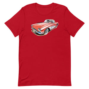 Classic Corvette | Short-Sleeve Unisex T-Shirt - Original Artwork by Our Designers - MAROON VAULT STUDIO