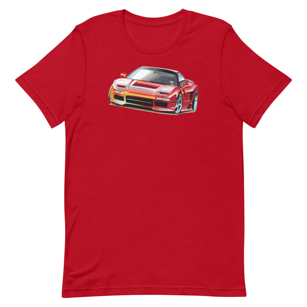 NSX - Red | Short-Sleeve Unisex T-Shirt - Original Artwork by Our Designers - MAROON VAULT STUDIO