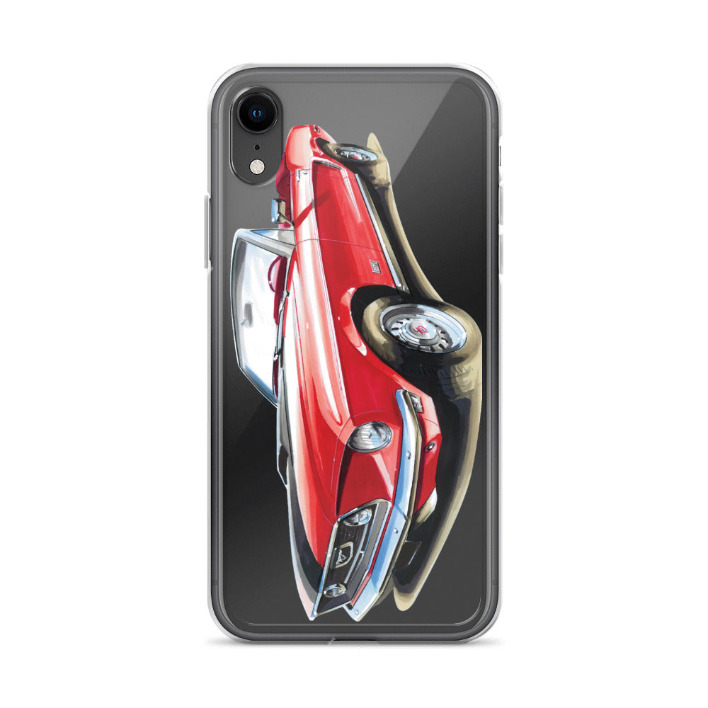 Classic Mustang - Red | iPhone Case - Original Artwork by Our Designers - MAROON VAULT STUDIO