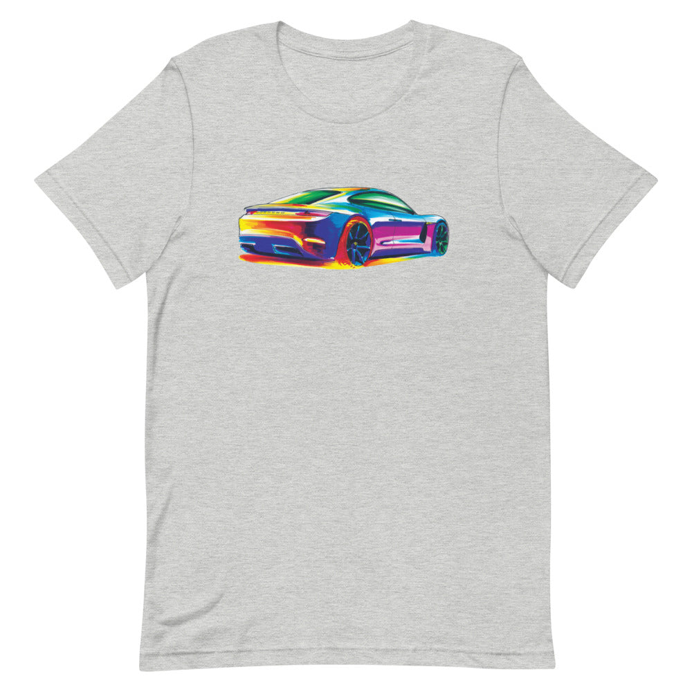 Panamera | Short-Sleeve Unisex T-Shirt - Original Artwork by Our Designers - MAROON VAULT STUDIO