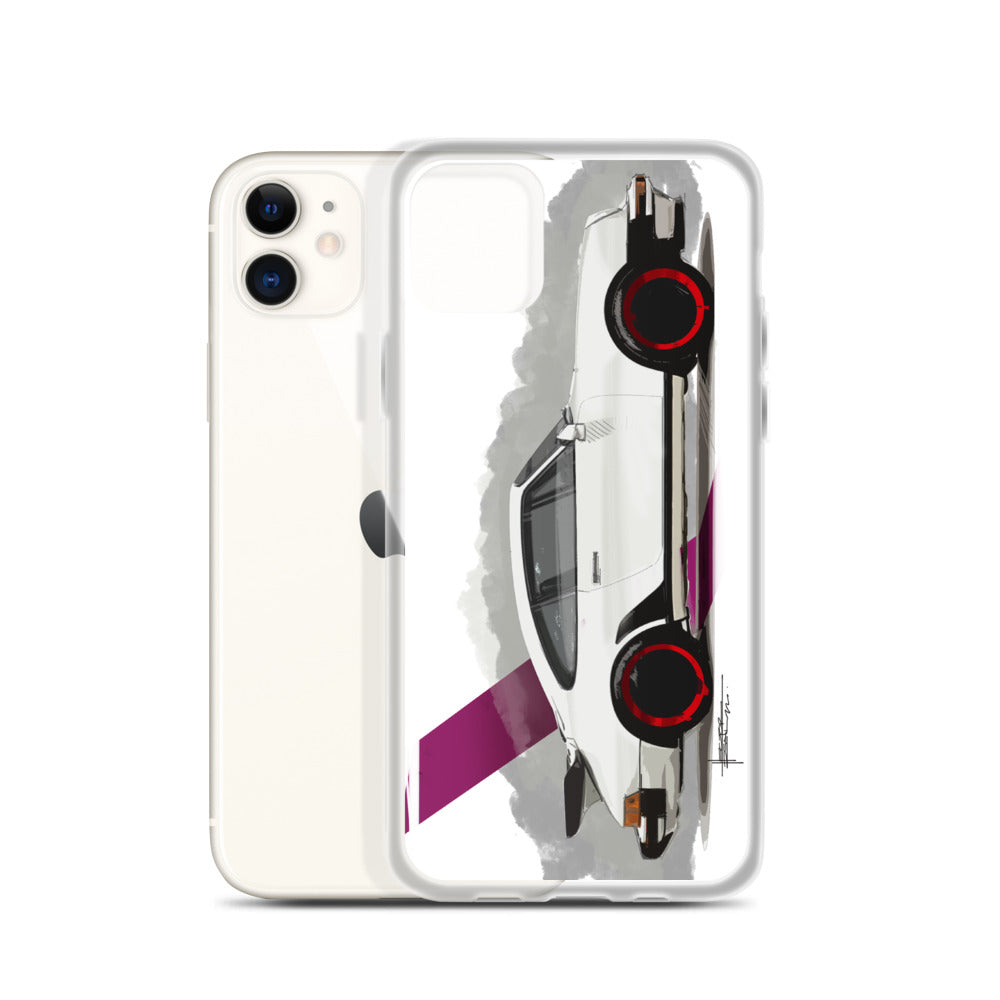 Classic 911 - White | iPhone Case - Original Artwork by Our Designers - MAROON VAULT STUDIO