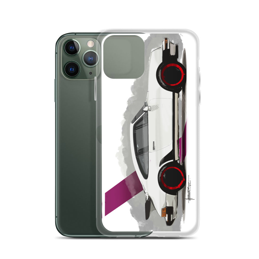 Classic 911 - White | iPhone Case - Original Artwork by Our Designers - MAROON VAULT STUDIO