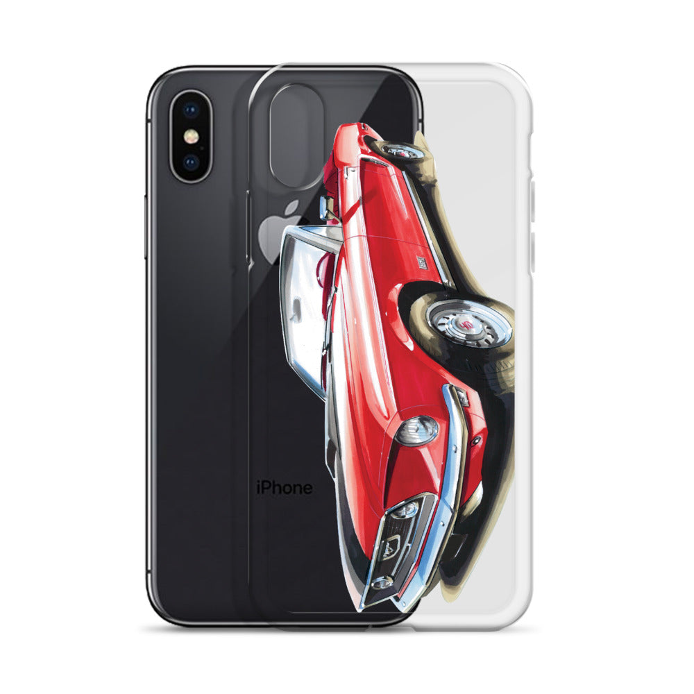 Classic Mustang - Red | iPhone Case - Original Artwork by Our Designers - MAROON VAULT STUDIO