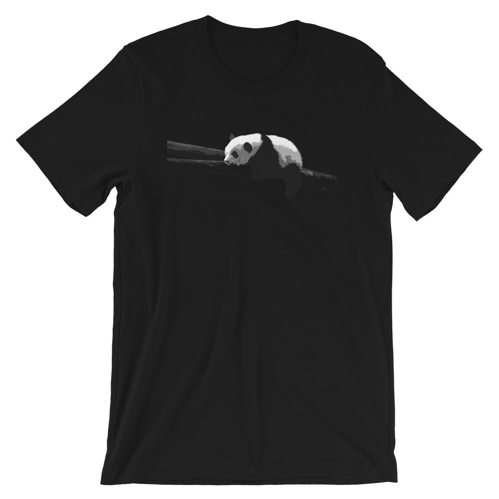 Tired Panda | Short-Sleeve Unisex T-Shirt - MAROON VAULT STUDIO