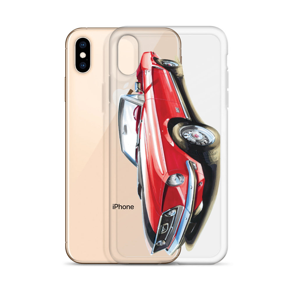 Classic Mustang - Red | iPhone Case - Original Artwork by Our Designers - MAROON VAULT STUDIO