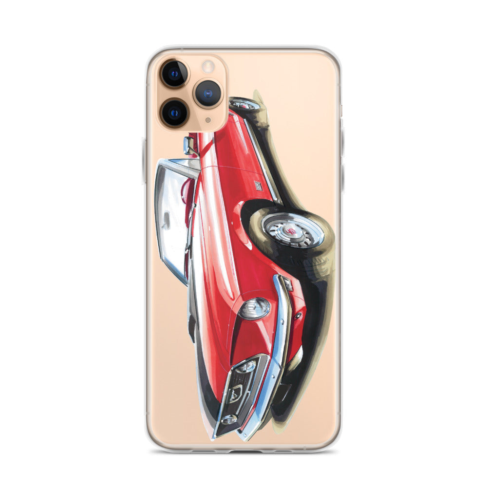 Classic Mustang - Red | iPhone Case - Original Artwork by Our Designers - MAROON VAULT STUDIO