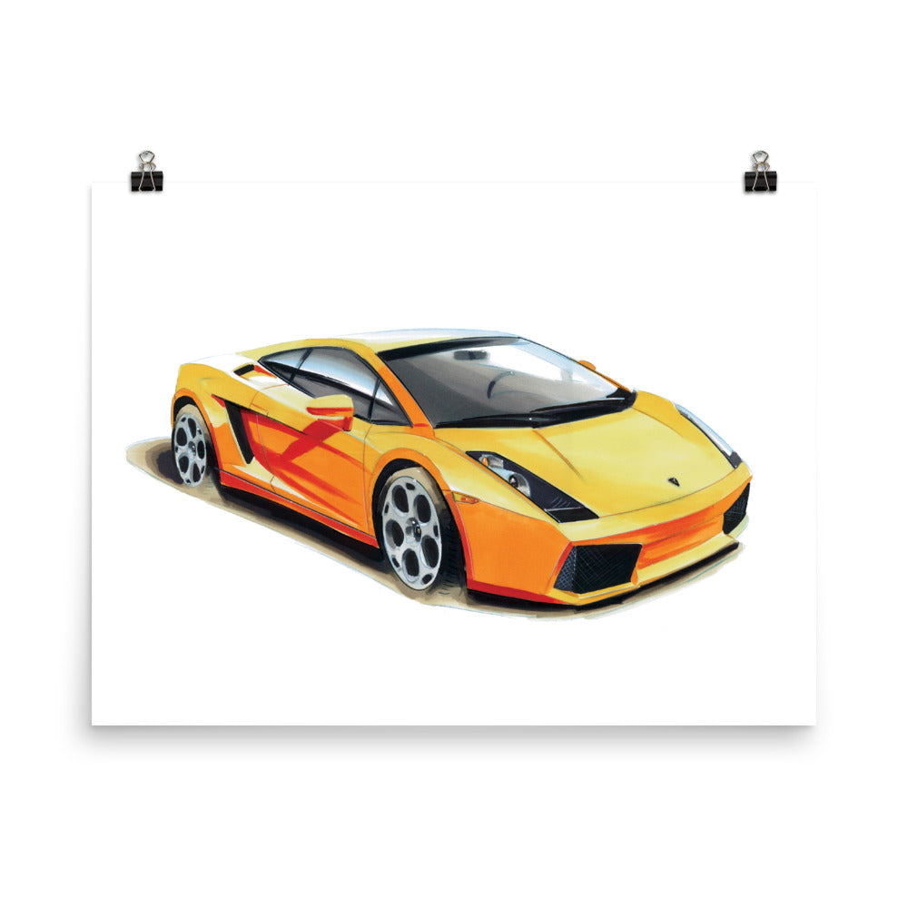 Gallardo | Poster - Reproduction of Original Artwork by Our Designers - MAROON VAULT STUDIO