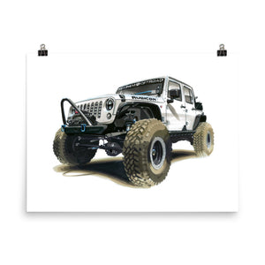 Rubicon | Poster - Reproduction of Original Artwork by Our Designers - MAROON VAULT STUDIO
