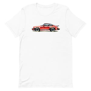 Classic 911 - Red | Short-Sleeve Unisex T-Shirt - Reproduction of Original Artwork by Our Designers - MAROON VAULT STUDIO