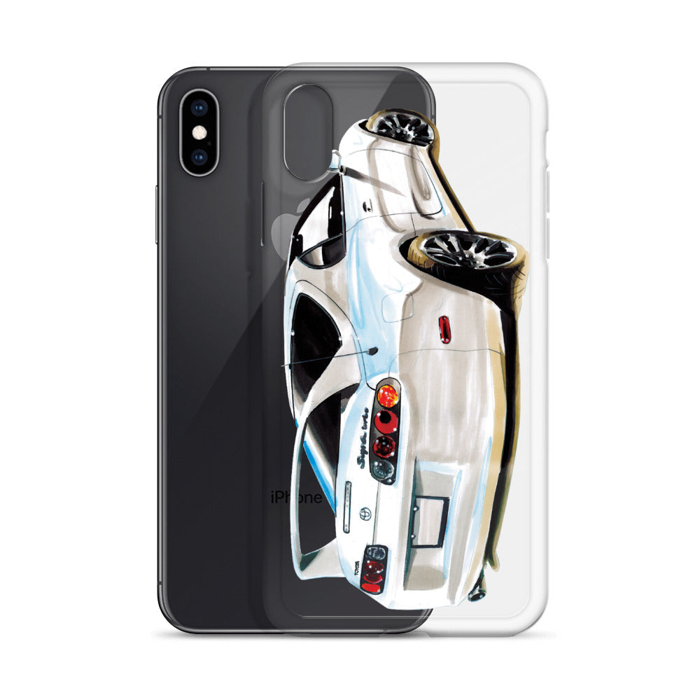 Supra MK4 - White | iPhone Case - Original Artwork by Our Designers - MAROON VAULT STUDIO