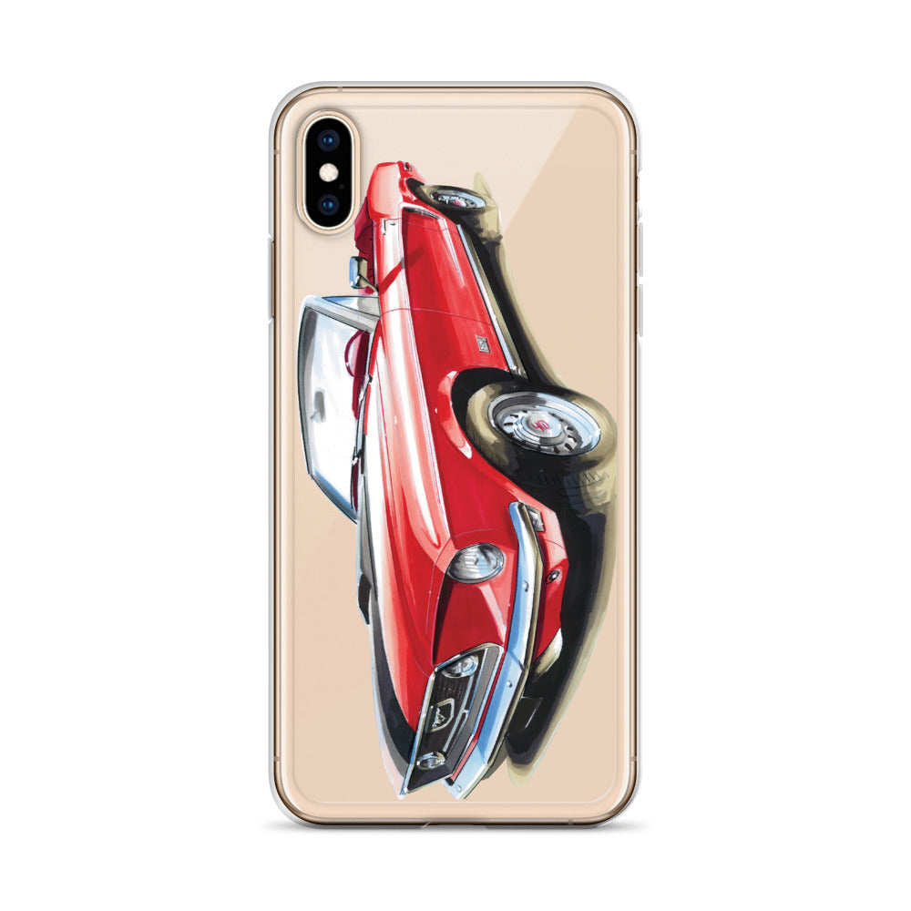 Classic Mustang - Red | iPhone Case - Original Artwork by Our Designers - MAROON VAULT STUDIO