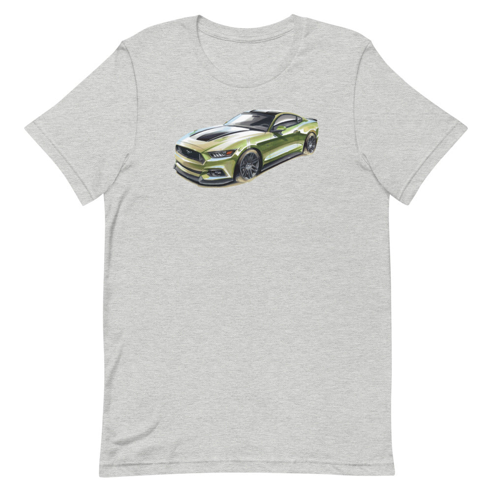 Mustang | Short-Sleeve Unisex T-Shirt - Original Artwork by Our Designers - MAROON VAULT STUDIO