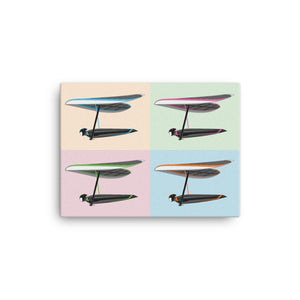 Soft Pastel Four Pilots | Canvas Print - MAROON VAULT STUDIO