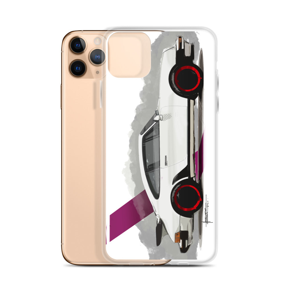 Classic 911 - White | iPhone Case - Original Artwork by Our Designers - MAROON VAULT STUDIO