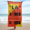 Los Angeles Luggage Tag | Beach Towel - MAROON VAULT STUDIO