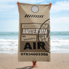 Amsterdam Luggage Tag | Beach Towel - MAROON VAULT STUDIO