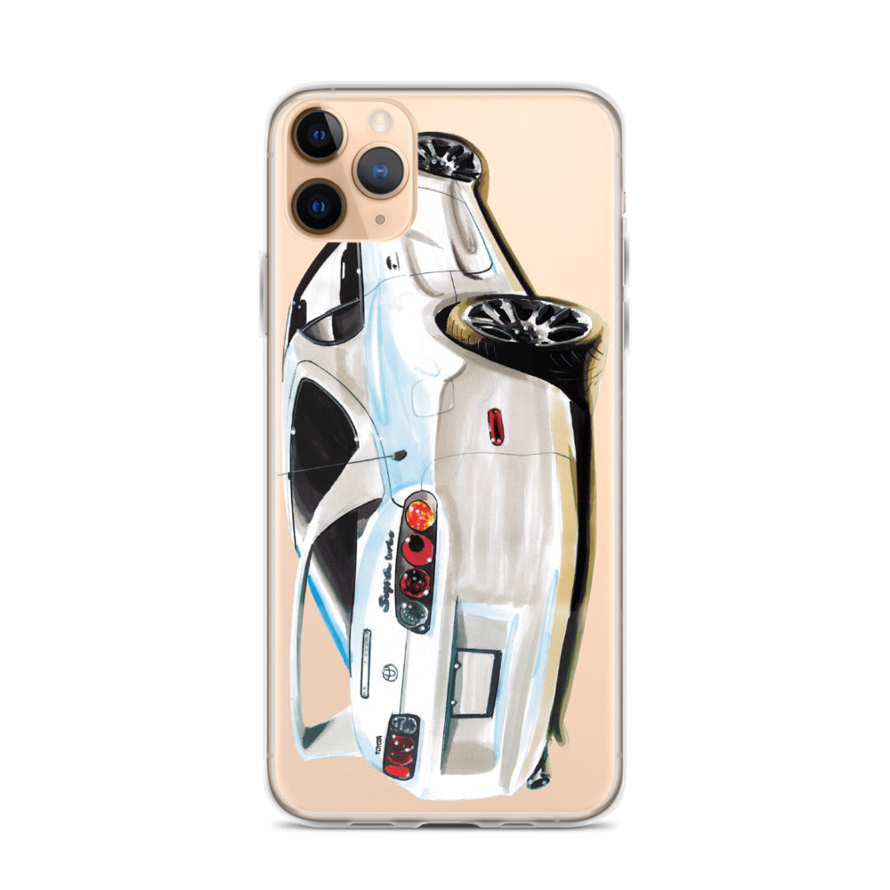 Supra MK4 - White | iPhone Case - Original Artwork by Our Designers - MAROON VAULT STUDIO