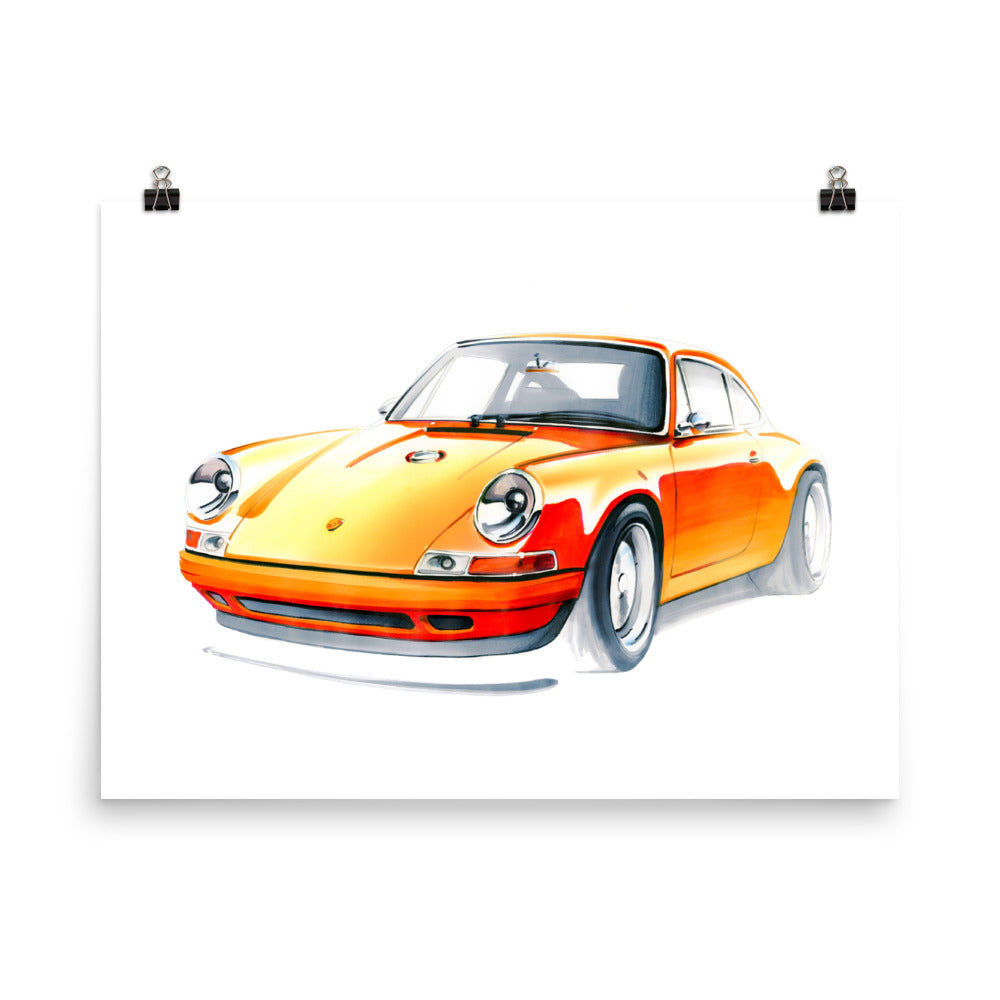 911 Singer | Poster - Reproduction of Original Artwork by Our Designers - MAROON VAULT STUDIO