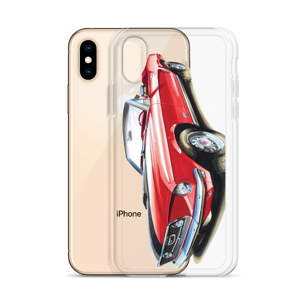 Classic Mustang - Red | iPhone Case - Original Artwork by Our Designers - MAROON VAULT STUDIO