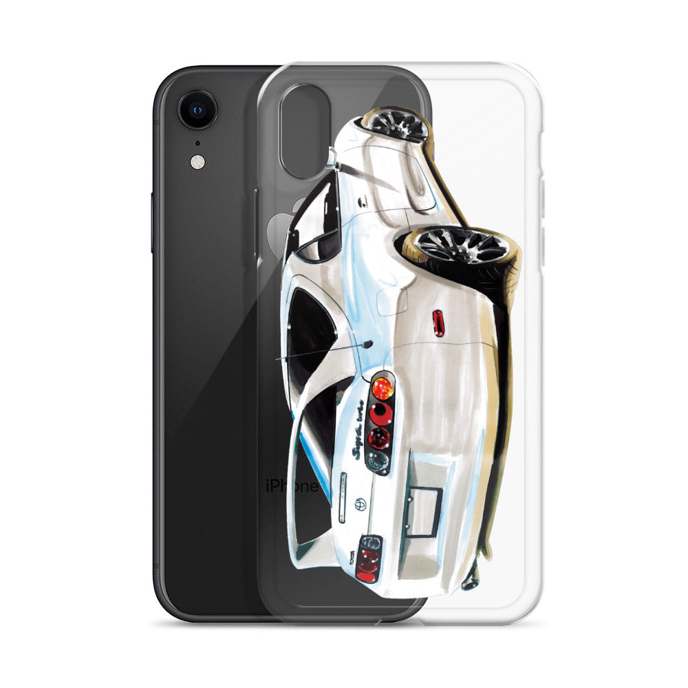 Supra MK4 - White | iPhone Case - Original Artwork by Our Designers - MAROON VAULT STUDIO